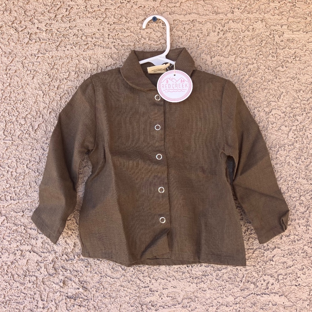 Red Creek Kids linen shirt